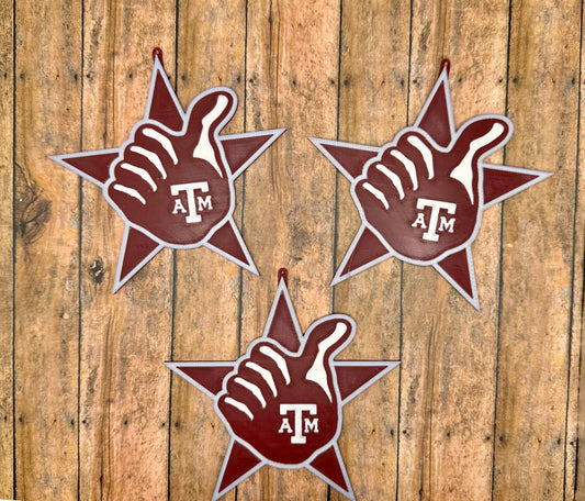 A&M: Thumbs Up Ornament